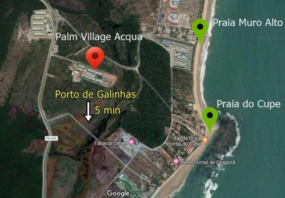 Pôrto das Galinhas Flat Palm Village Acqua מראה חיצוני תמונה